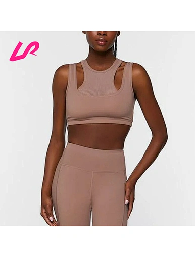 Cover up in style with our double layer sports bra. Designed for comfort and support, it's a must-have for any workout wardrobe. Shop now and stay ahead of the trend.